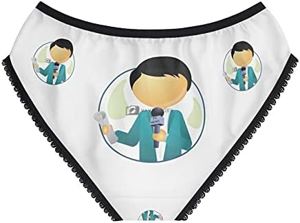 Journalist Panties,Journalist Underwear, Briefs, Cotton Briefs, Funny Underwear, Panties For Women