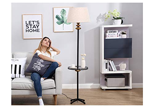 Lámpara de pie para dormitorio y salón con luz cálida decorativa 4