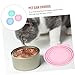 Parliky 3Pcs Silicone Pet Can Covers Dog Food Can Lids Fresh-Keeping Sealers Flexible Multi-Colored Reusable Stretch Seal Lids for Pet Food Storage