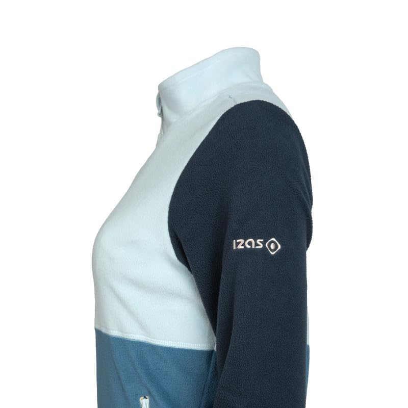 Izas Padru II W Chaqueta de Forro Polar para Mujer. Abrigo Suave con Cuello Alto y Bolsillos con Cremallera. Manga Sentada para Aventura, Montaña y Senderismo Clima Frío