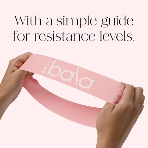 Image of Bala Booty Bands Resistance Bands for Women & Men - Elastic Exercise Bands for Working Out - Wrist, Ankle, Legs & Booty Bands - Workout Resistance Bands for Yoga, Pilates, Strength Training
