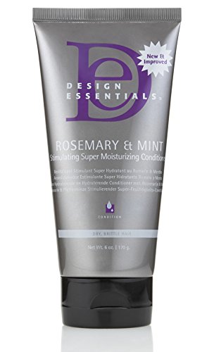 Design Essentials Natural Rosemary & Mint Stimulating Super Moisturizing Conditioner For Dry, Brittle Hair - 6 Oz