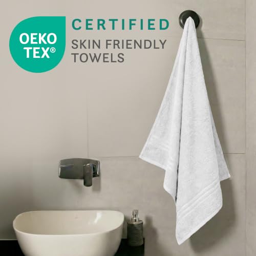 Image of MYTRIDENT Bath Towel for Men /Women | Comfort Living | Quick Drying | Travel Friendly | 1 Piece Large Size | 100% Cotton 400 GSM | 70 x 140 cm - Ice Grey