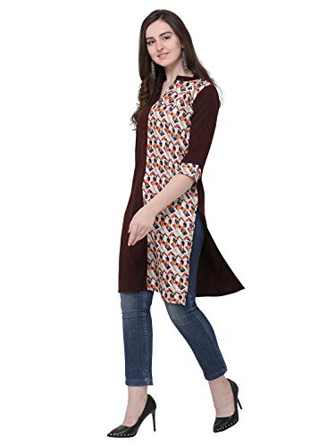 Image of Sanisa Women's Crepe Digital Printed Kurta