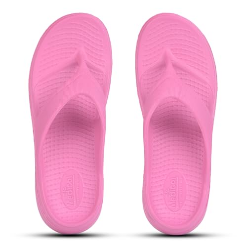 Image of Wavvy Lightweight EVA Non-Slip Slippers, Thick Sole Comfort Slides for Women, Soft Multipurpose Slippers