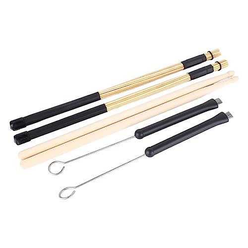 Set de Baquetas y Brochas para Batería de Madera miniatura 3