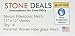 Stone Deals Mosaic Mesh for Back Mounted Tile 12" x 12" (Ten Sheets)