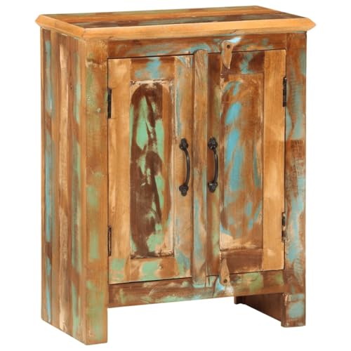Générique Buffet avec 2 Portes 55x30x70 cm Bois Massif de récupération,Meubles,Armoires & Meubles de Rangement,Buffets & bahuts,Multicolore,23 KG,352055
