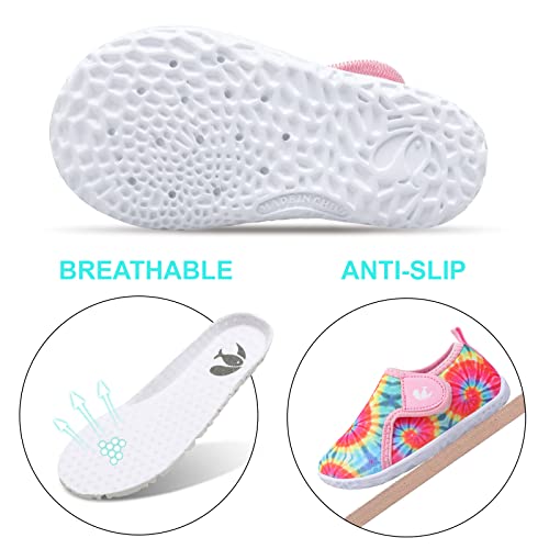 Image of FEETCITY Boys Girls Water Shoes Kids Aqua Socks Quick Dry Barefoot for Beach Swimming Pool