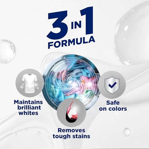 Image of OxiClean Triple Action White Revive Laundry Whitener Powder, 6.5 lbs | Use with Detergent, Whitens and Brightens Clothes, Removes Tough Stains, Color Safe, Chlorine Free