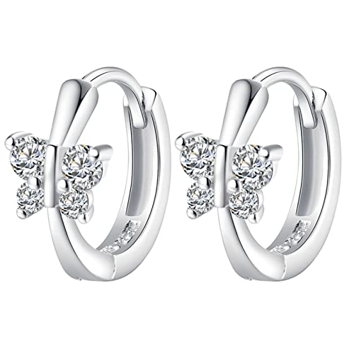 Amaon Outlet Amaon Outlet Big Spring Sale Gifts for Her 925 Sterling Silver Earrings for Women Warehouse Amaon Warehouse Deals Diamond/Bow Earrings Jewelry Birthday Wedding Christmas