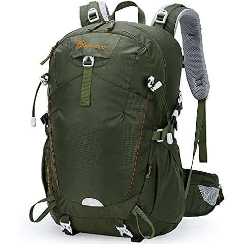MOUNTAINTOP Wanderrucksack 35L Herren Damen Trekkingrucksack Outdoor Sport Rucksack Cover