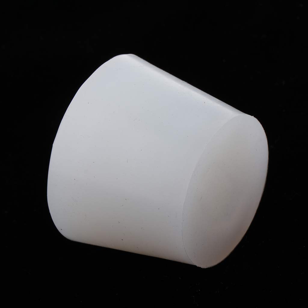 Bouchon de bouteille de vin en silicone pour tube de verrerie de laboratoire 4-10 cm, sans trou 4-10 cm