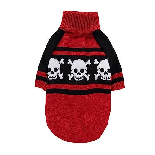 Disfraz para perro Skull talla XL rojo