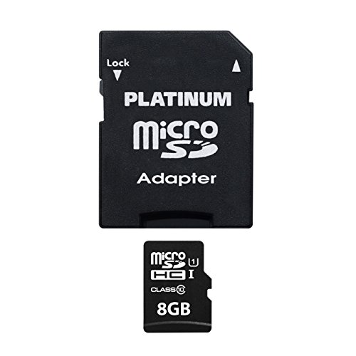 PLATINUM High Speed microSDHC Karte 8GB Class 10 UHS-I U1 Speicherkarte inkl. SD Adapter - Micro SD Karte für Smartphone… – Bild 4