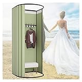 Tragbares Sichtschutzzelt, 95 % Verdunkelung, Ankleidezimmer, freistehende Wickelstation mit U-förmiger Stange für Outdoor-Camping und Bekleidungsgeschäft
