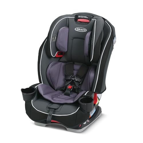 Image of Graco SlimFit 3-in-1 Convertible Car Seat, Space Saving Design, Forward & Rear-Facing, Highback Booster Option €“ Annabelle