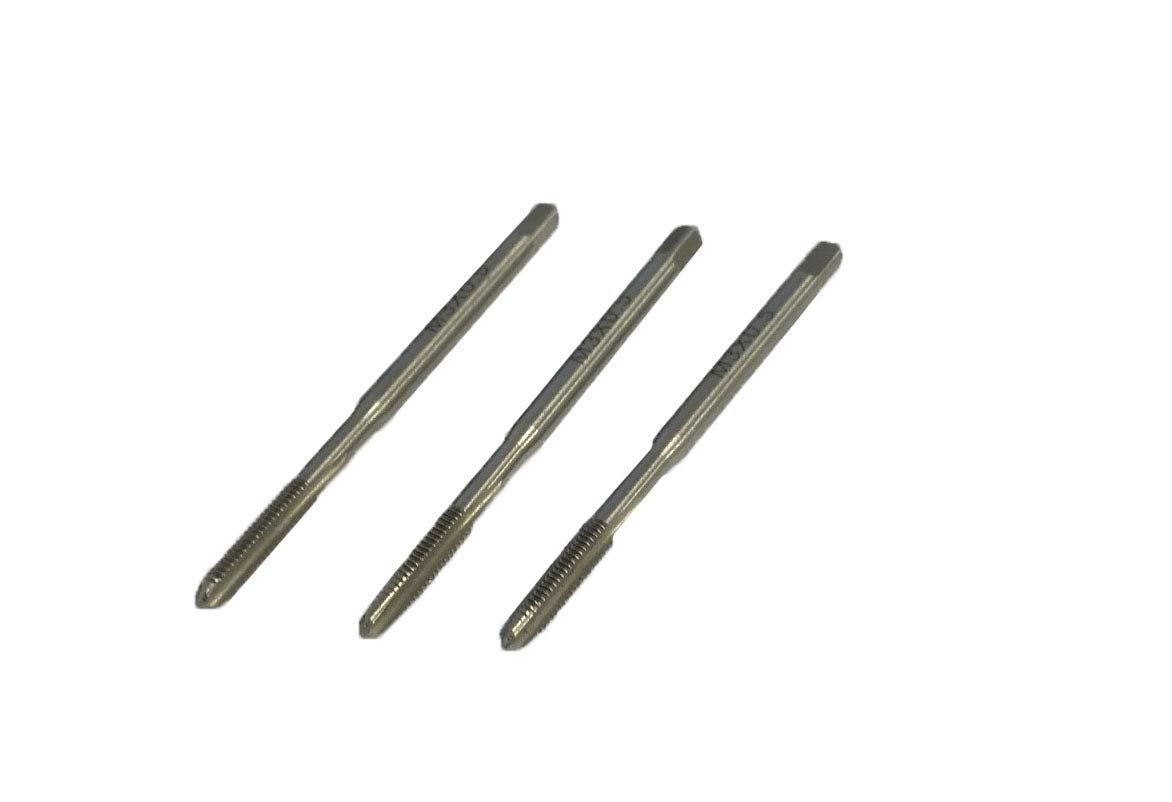 Rdgtools 1/8" Bsw Taps Set Bsw X 40Tpi Set Of Three First Second Plug Tap 40Tpi