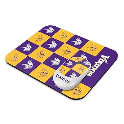 SOAR NFL Wireless Mouse and Mouse Pad- Checkered