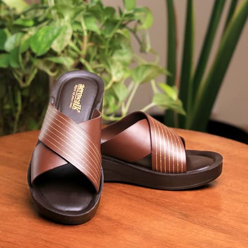 Image of AEROWALK Stylish Fashion Sandal for Women | Comfortable| Lightweight | Anti Skid | Casual Office Footwear (AT28)