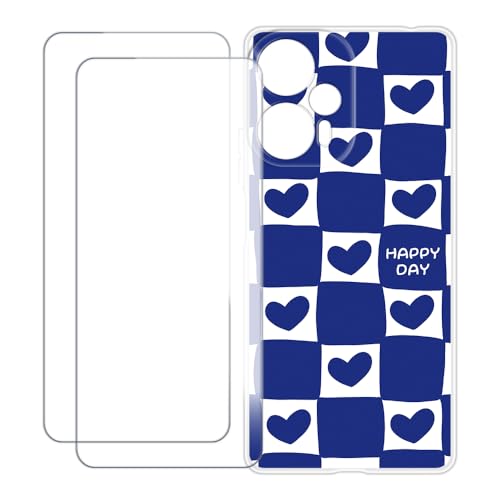 UOGNADGD Xiaomi Redmi Note 12 Turbo 5G �Ƃ̌݊������� �J�X�^���J���t���P�[�X�{�����K���X�ی�t�B����2���t�� ? �Ռ��z�������h�~ (���n�[�g)