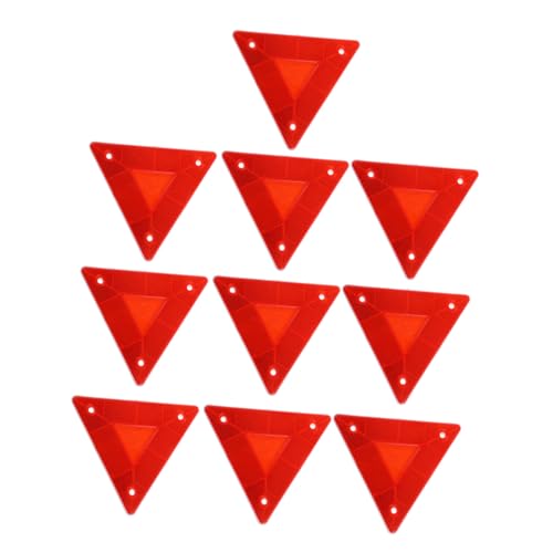 Réflecteurs triangulaires rouges contre le manque de visibilité des remorques sous la pluie