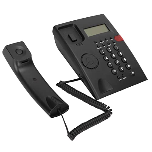 Teléfono fijo con identificador de llamadas y altavoz manos libres miniatura 1