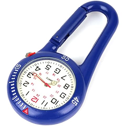 WONOLO Clip on Carabiner Luminous Face FOB Watch Digital Cover