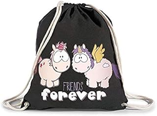 Nici 42344 Theodor and Friends - Sacca sportiva, colore: Bianco/Viola
