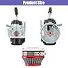 CILOYU Motorized Bike Carburetor with CDI Ignition Coil Magneto Coil Kit Replacement for 80cc 100cc 49cc 50cc 66cc 2 Stroke Engine Motorized Bicycle Gas Motor Parts #3