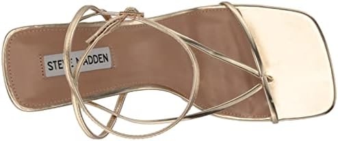 Steve Madden Women's Annie Heeled Sandal, Champagne, 8.5 | Image 4