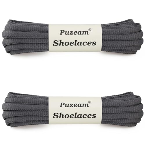 Image of 2 Pairs Oval Athletic Shoelaces 33 Colors 1 /4 inch Half Round Shoe Laces for Sneakers