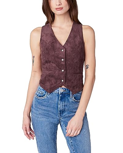 [BLANKNYC] Womens Faux Suede Vest - Main Image