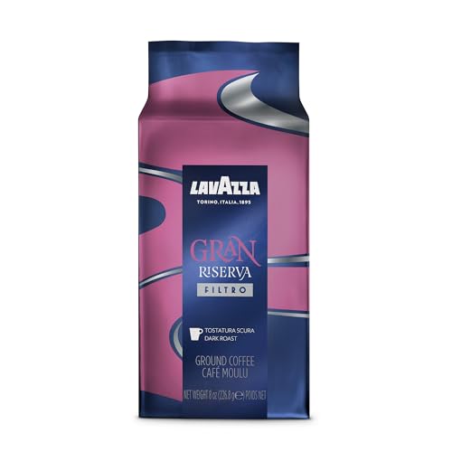 Lavazza Gran Riserva Filtro Ground Coffee Dark Roast 8oz