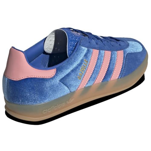 adidas Originals Gazelle Indoor Womens Sneaker (Blue Semi Pink Spark, 6.5)3