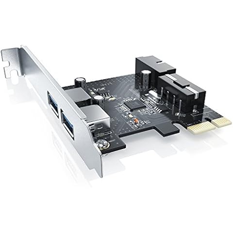 CSL - USB 3.2 Gen1 PCI Express Card PCIe Controller - 2X Externe Ports 1 x intern Controller Header - Schnittstellenkarte USB 3.0 Super Speed Cover