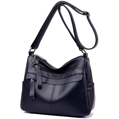 Bagtopia Purses for Women,Soft PU Leather Shoulder Bags Designer Handbags Ladies Hobo Bag, Crossbody Purse Pocketbooks,796 Blue Cover