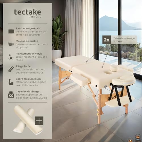 Table de Massage Pliante Professionnelle avec rouleaux – Image 3