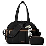 Lekespring Reisetasche Damen, 25L Sporttasche Damen Schuhfach & Nassfach Travel Duffle Bag mit Kosmetiktasche Weekender Wickeltasche Handgepäck Gym Bag Travel Bag für Flugzeug Reise, Fitness, Sauna