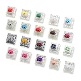 Beispielschalter aus den Topnamen der Branche: Möchten Sie das Gefühl Ihrer Tastatur verändern? Schalten Sie Ihre Schalter ein. Nicht sicher, welche Schalter Sie wählen sollen? Probieren Sie das Beste aus den Besten mit unserem sortierten mechanischen MX-Switches Sampler-Pack.