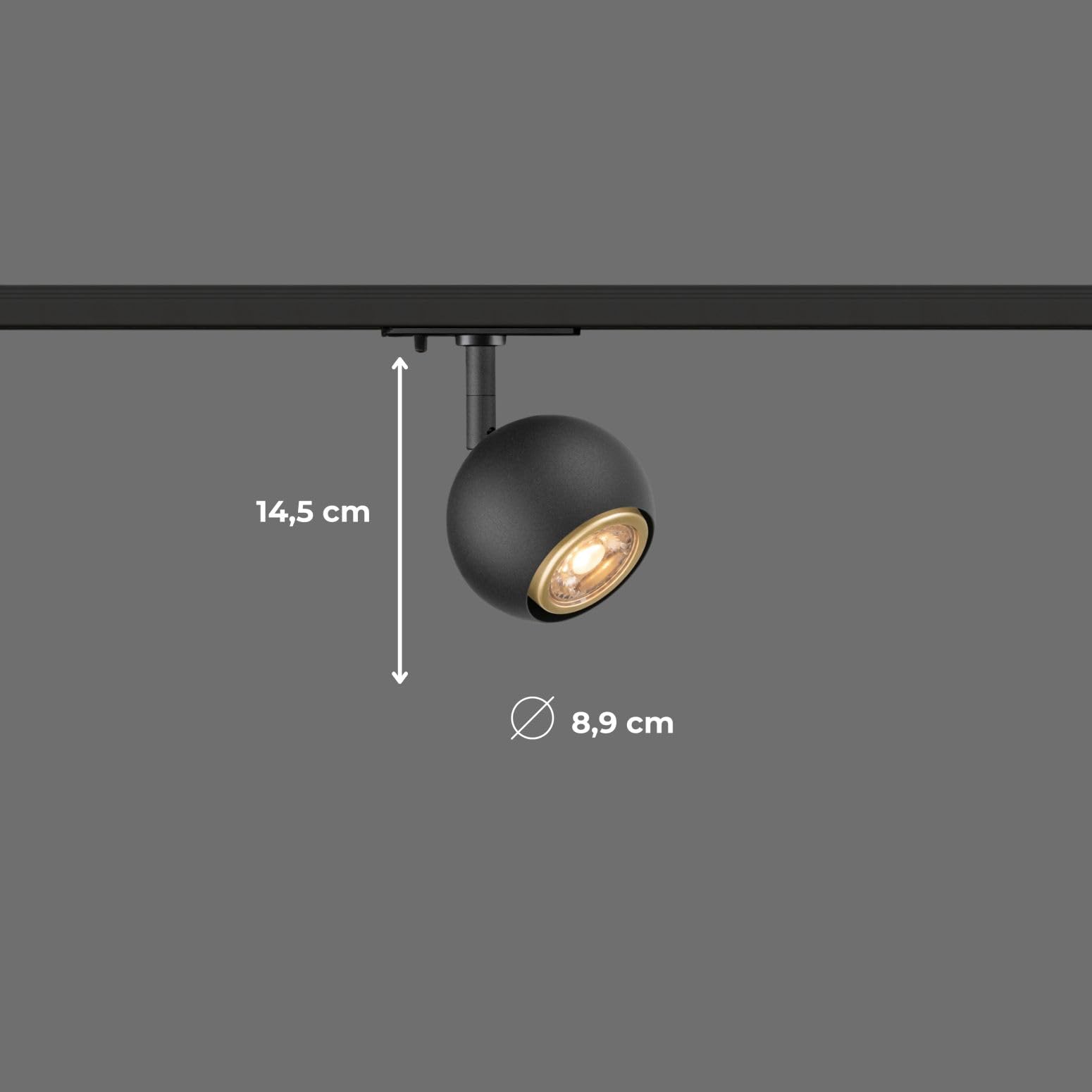SLV LIGHT EYE 90 1Ph QPAR51 schwarz