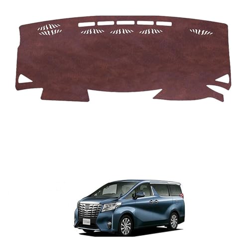 ダッシュボードマット 適用トヨタ アルファード 30系ダッシュボードマットVELLFIRE ALPHARD 30系 GGH AGH 30W 35W 2015-2019年 車種専用設計 専用 ダッシュボードマット 映り込み軽減 劣化防止 日焼け防止 劣化防止