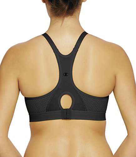 Champion Women's Show Off Sports Bra Bra, -Oxford Heather/Medium Gray, Large #TOP7