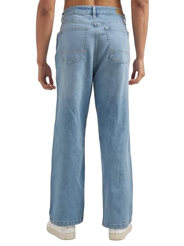 Image of Highlander Men's Straight Relaxed Fit Jeans | Stretchable | Everyday Comfort & Style| Jeans for Man|Premium Cotton Blend
