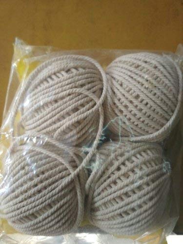 RSP Quality bit ® Cotton Piping Thread Dori, White, Pack of 12 1