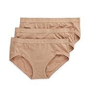 Bonds Women's Cottontails Midi Underwear, Base Blush, 14 US