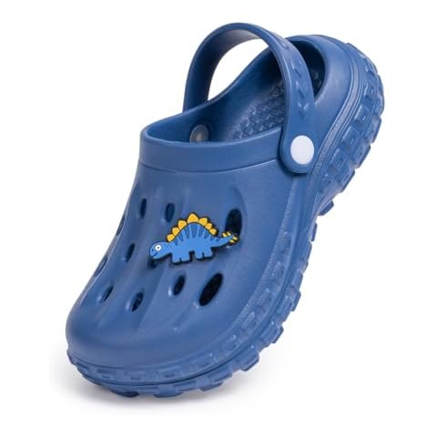 Casazoe Kids Boys Girls Cute Garden Clogs Little Kid EVA Water Sandals Lightweight Indoor Outdoor Summer Beach Pool Play Shoes Children Comfort Slippers Slides Cover