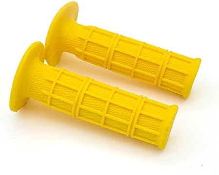 22/24mm Universal New Aluminum Rubber Gel Hand Grips for Motorcycle 7/8" Handlebar Sports Bikes Gold