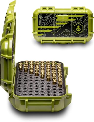 Evergreen Pistol Ammo Case, 100-round, lockable, USA made