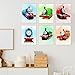 BigWig Prints Thomas the Train Poster Set - Percy Train Thomas and Friends Posters, Thomas Train Wall Decor, Thomas the Train Birthday Decor, Train Wall Decor, Percy Thomas Art - 6 Pack (8x10) Unframed